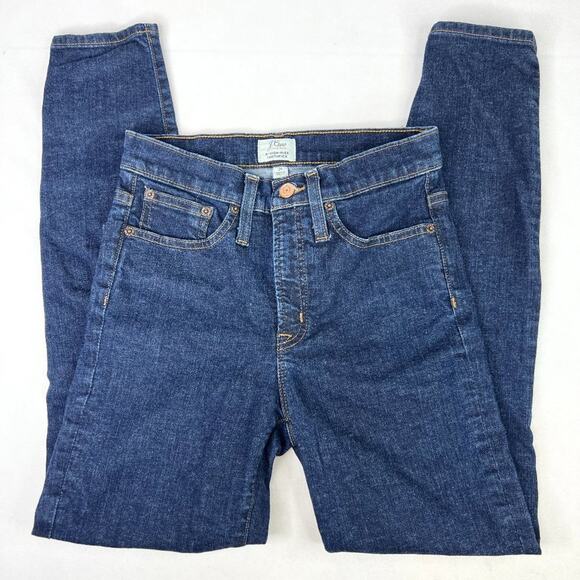 J. Crew Trademark 9" High-Rise Toothpick Jeans 26 - Picture 1 of 7